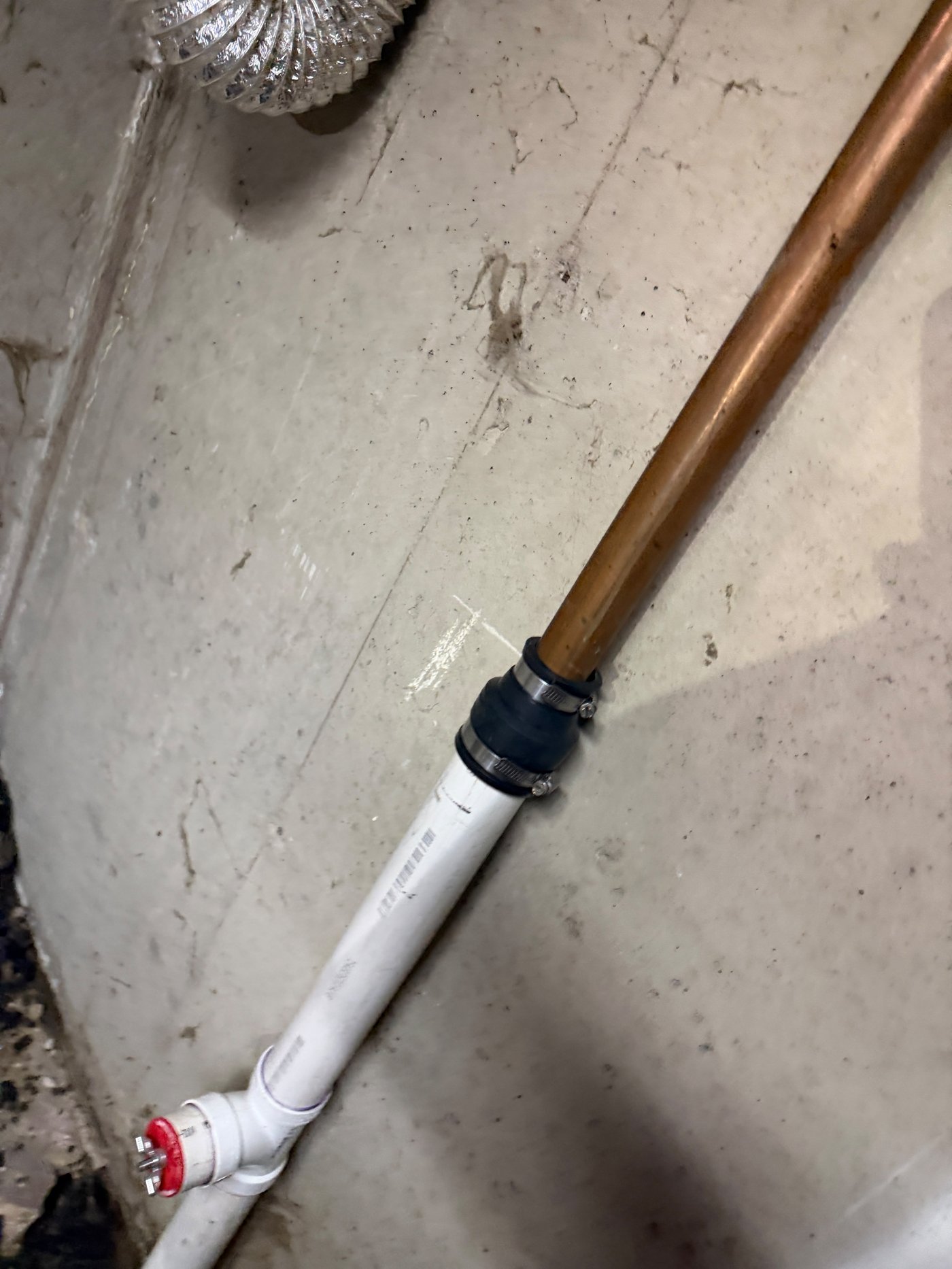 Kitchen sink and disposal plumbing repair.